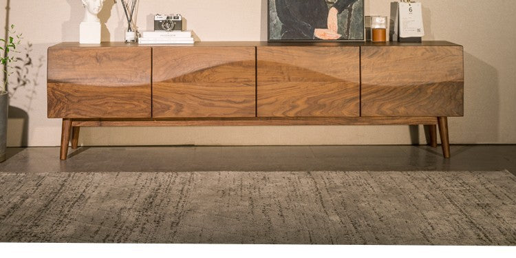 Modern simple undulating TV cabinet